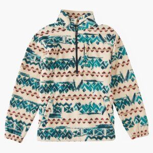 NWT Billabong Boys Boundary Mock Neck Fleece Pullover Large L
